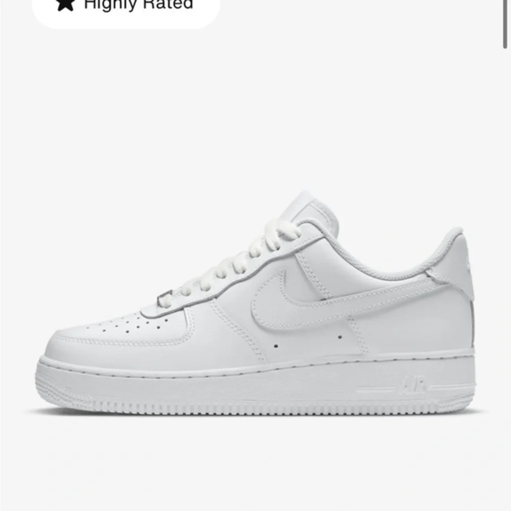 Nike All-White Air Force 1 Sneakers